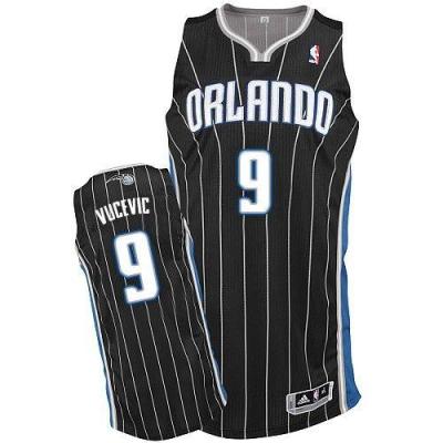 Orlando Magic 9 Nikola Vucevic Black Revolution 30 NBA Jersey
