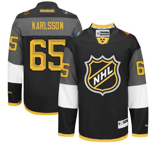 Ottawa Senators 65 Erik Karlsson Black 2016 All Star NHL Jersey