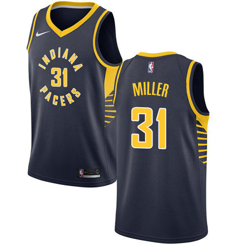 Pacers #31 Reggie Miller Navy Blue Women's Basketball Swingman Icon Edition Jersey
