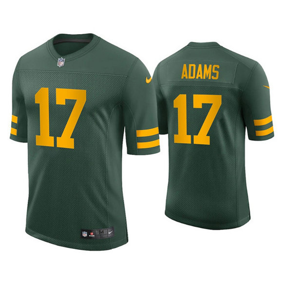 Packers #17 Davante Adams Alternate Green Vapor Limited Jersey