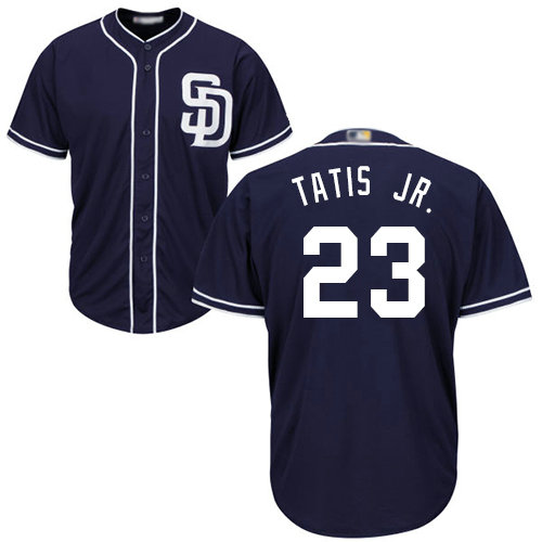 Padres #23 Fernando Tatis Jr. Navy Blue New Cool Base Stitched Baseball Jersey