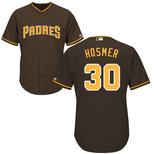 Padres #30 Eric Hosmer Brown Cool Base Stitched Youth MLB Jersey