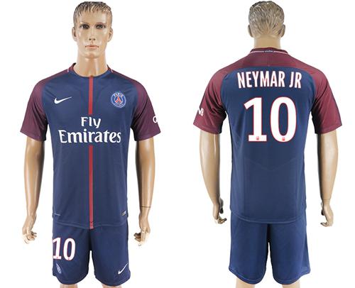 Paris Saint-Germain #10 Neymar Jr Home Soccer Club Jersey