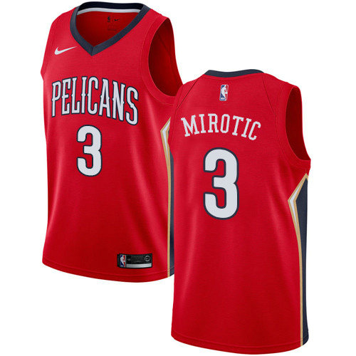 Pelicans #3 Nikola Mirotic Red Women's Basketball Swingman Statement Edition Jersey
