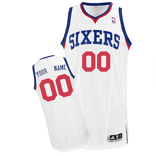 Philadelphia 76ers Personalized custom White Jersey (S-3XL)