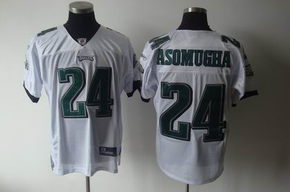 Philadelphia Eagles #24 Nnamdi Asomugha White jerseys