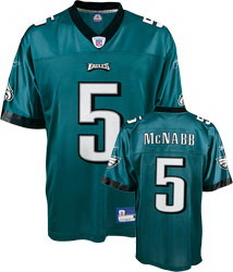 Philadelphia Eagles #5 Donovan McNabb green