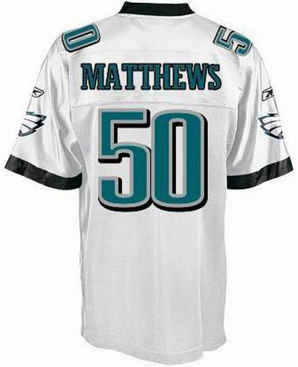 Philadelphia Eagles #50 Casey Matthews jerseys white