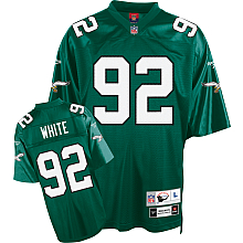 Philadelphia Eagles #92 Reggie White Premier Throwback green Jersey
