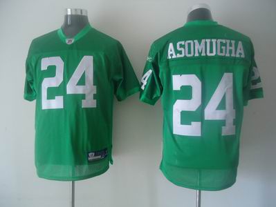 Philadelphia Eagles 24# asomugha It. Green