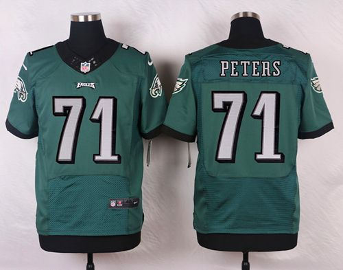 Philadelphia Eagles 71 Jason Peters Midnight Green Team Color NFL Elite jersey