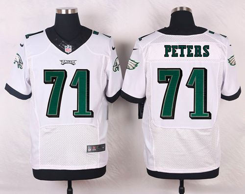 Philadelphia Eagles 71 Jason Peters White NFL Elite Nike Jerseys