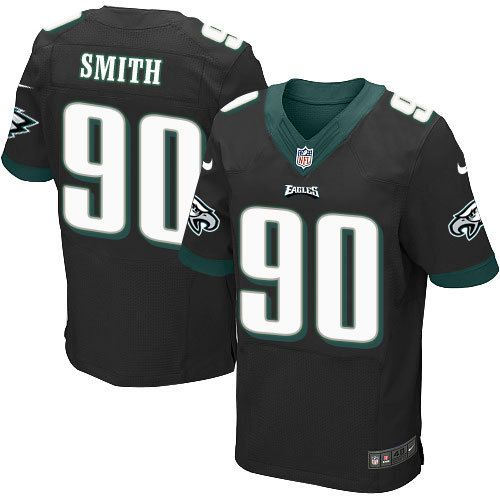 Philadelphia Eagles 90 Marcus Smith Black Alternate NFL Elite Nike Jerseys