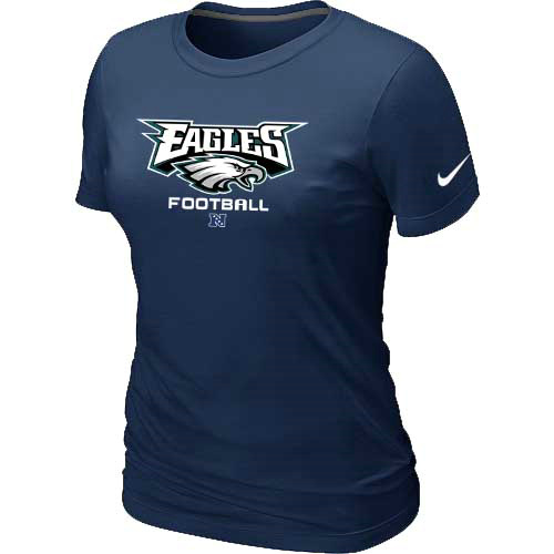 Philadelphia Eagles D.Blue Women's Critical Victory T-Shirt