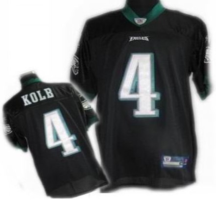 Philadelphia Eagles Kevin Kolb Jersey #4 Color black