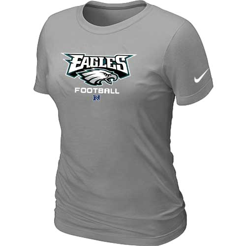 Philadelphia Eagles L.Grey Women's Critical Victory T-Shirt