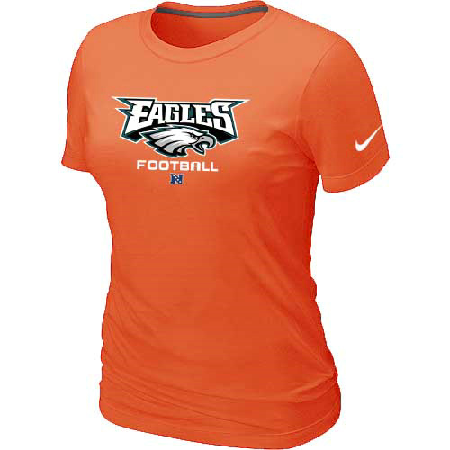 Philadelphia Eagles Orange Women's Critical Victory T-Shirt