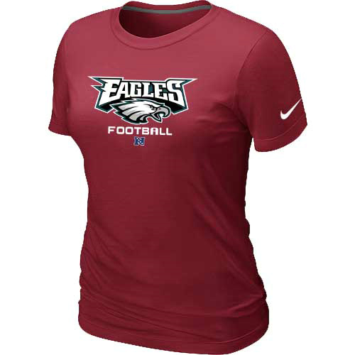 Philadelphia Eagles Red Women's Critical Victory T-Shirt