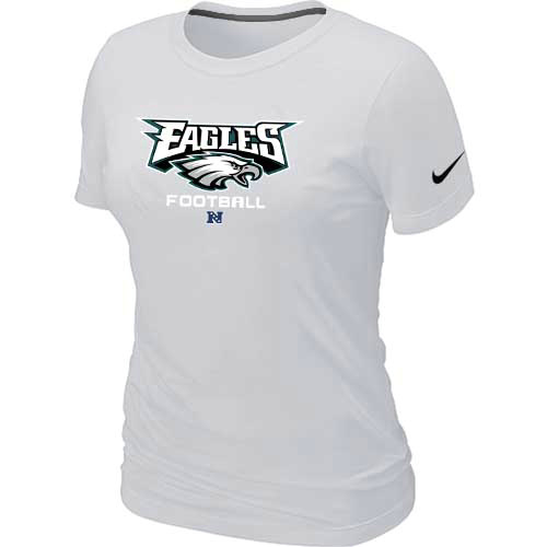 Philadelphia Eagles White Women's Critical Victory T-Shirt