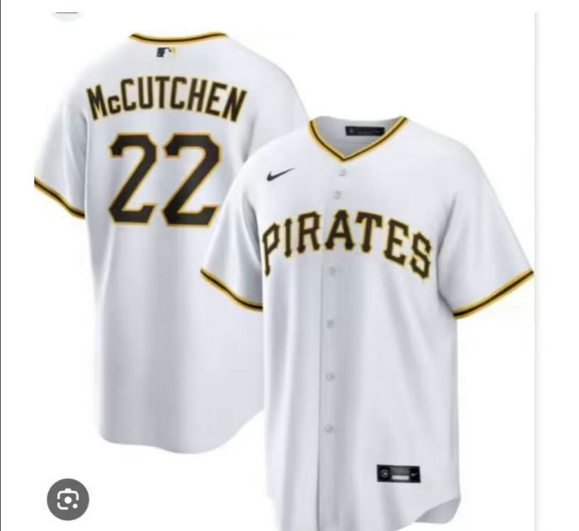 Pirates #22 Andrew McCutchen White Flexbase MLB Jersey
