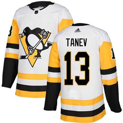 Pittsburgh Penguins #13 Brandon Tanev White Road Stitched NHL Jersey