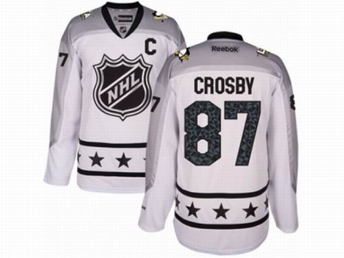 Pittsburgh Penguins #87 Sidney Crosby White Metropolitan Division 2017 All-Star NHL Jersey