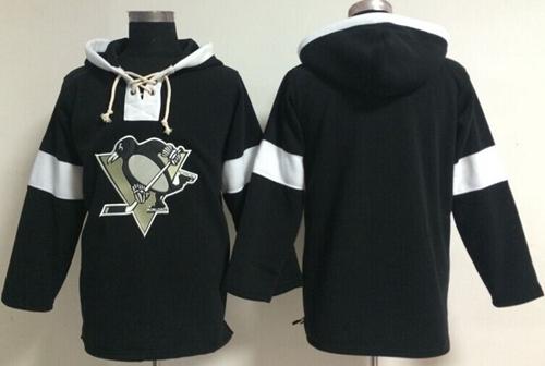 Pittsburgh Penguins Blank Black Pullover NHL Hoodie