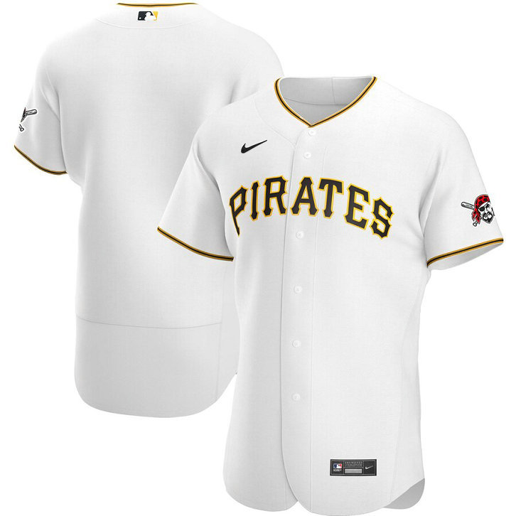 Pittsburgh Pirates Men's Nike White Home 2020 Authentic MLB Jersey