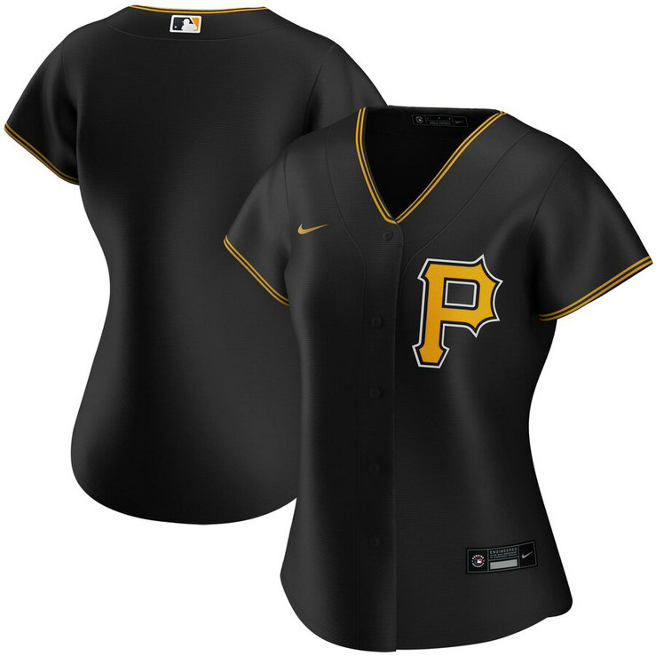 Pittsburgh Pirates Nike Women's Alternate 2020 MLB Team Jersey Black