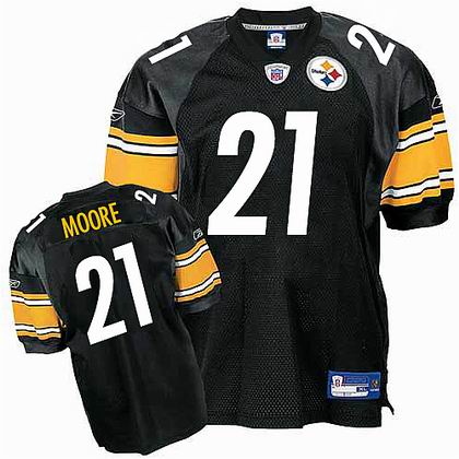 Pittsburgh Steelers #21 Mewelde Moore jerseys black