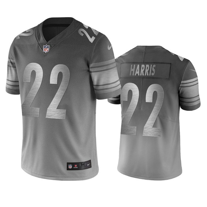 Pittsburgh Steelers #22 Najee Harris Silver Gray Vapor Limited City Edition NFL Jersey