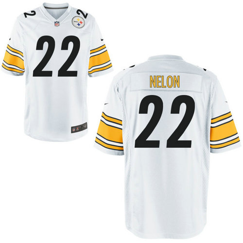 Pittsburgh Steelers #22 Steven Nelson White Vapor limited Jersey