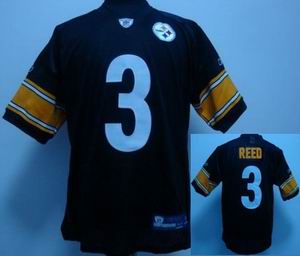Pittsburgh Steelers #3 REED Team Color Jersey black
