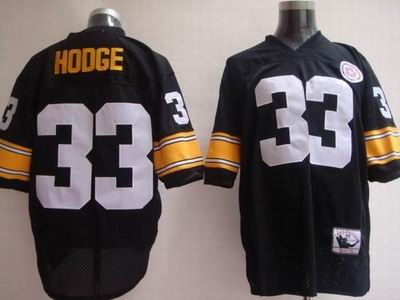Pittsburgh Steelers #33 Hodge black Throwback jerseys