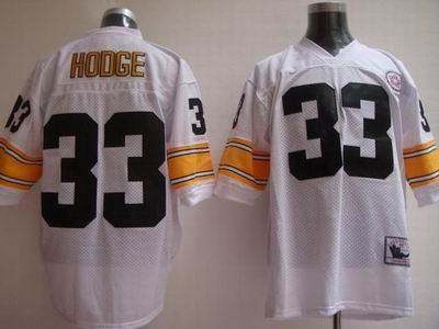 Pittsburgh Steelers #33 Hodge white Throwback jerseys