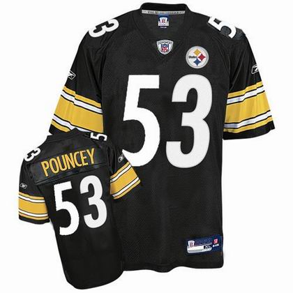 Pittsburgh Steelers #53 Maurkice Pouncey Team Color jerseys Black