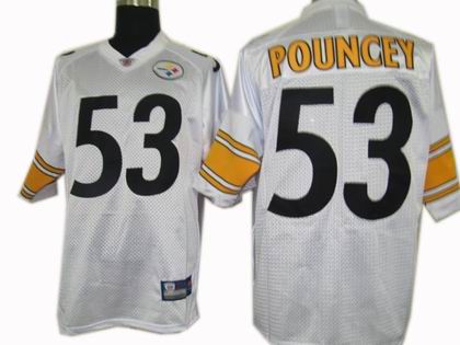 Pittsburgh Steelers #53 Maurkice Pouncey jerseys white