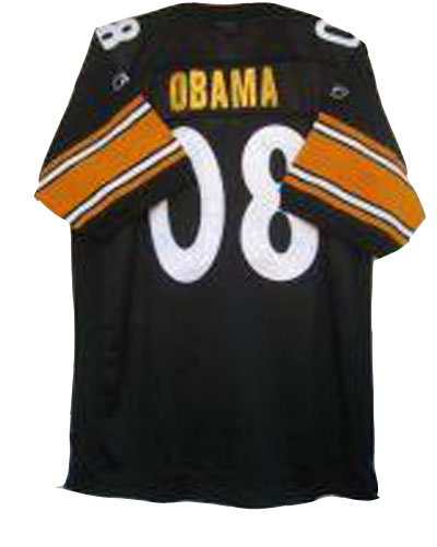 Pittsburgh Steelers #8 obama black jersey