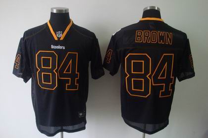 Pittsburgh Steelers #84 Antonio Brown black Champs Tackle Twill jerseys