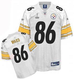 Pittsburgh Steelers #86 Hines Ward 2011 Super Bowl XLV Jersey white