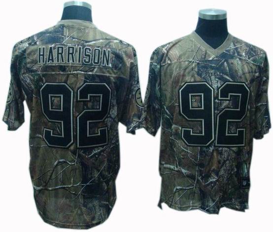 Pittsburgh Steelers #92 James Harrison realtree jerseys