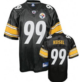 Pittsburgh Steelers #99 Brett Keisel Team black Color