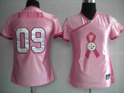 Pittsburgh Steelers 09 Breast Cancer Awareness Pink Fashion Jersey