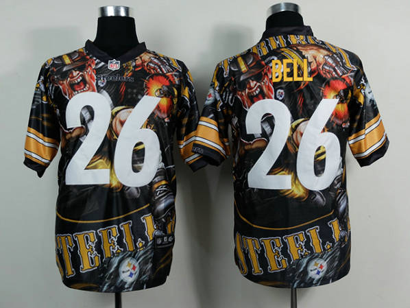 Pittsburgh Steelers 26 Le'Veon Bell Fanatical Version stitched NFL Jerseys