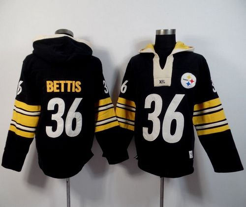 Pittsburgh Steelers 36 Jerome Bettis Black Player Winning Method Pullover NFL Hoodie