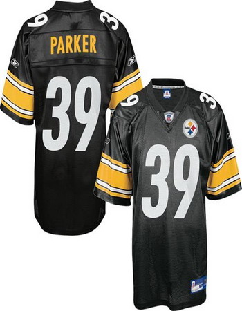 Pittsburgh Steelers 39# Willie Parker black