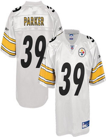 Pittsburgh Steelers 39# Willie Parker white