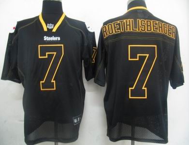 Pittsburgh Steelers 7 Ben Roethlisberger Black Field Shadow Premier