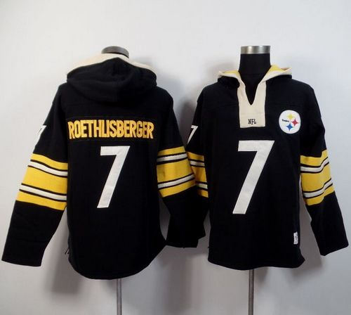 Pittsburgh Steelers 7 Ben Roethlisberger Black Player Winning Method Pullover NFL Hoodie