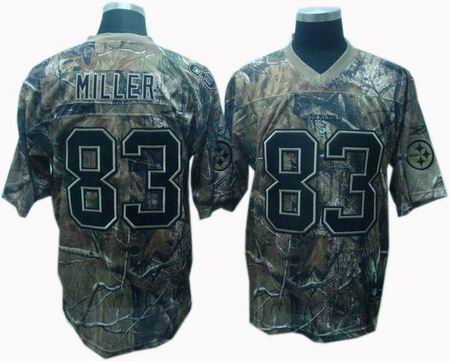 Pittsburgh Steelers 83# Heath Miller Realtree Jersey